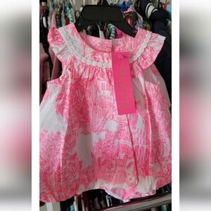 Lilly Pulitzer BRAND NEW w/ TAGS Girls Bubble Dress 3 - 6 Months!!